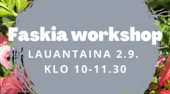 Faskia workshop lauantaina 2.9. klo 10-11.30