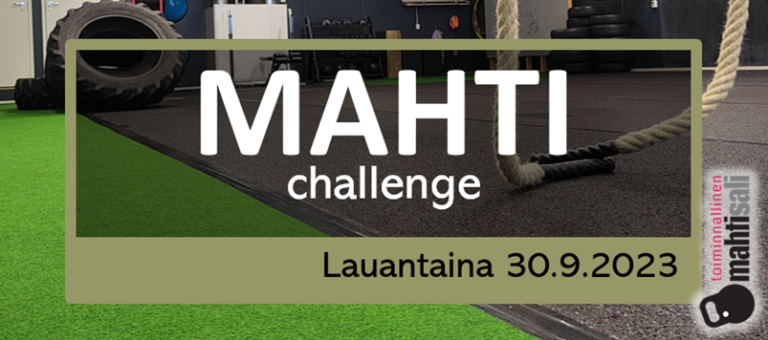 Tervetuloa MAHTI Challengeen 30.9.2023!